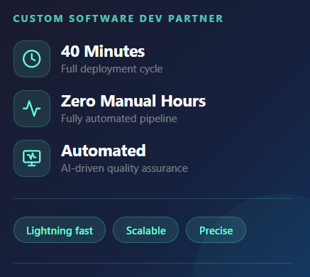 Custom Software Dev Partner